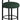 Bordeaux - Stool With Black Legs (Set of 2)