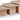 Spencer - Oak Veneer 3 Piece Coffee Tabl