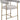 Blake - Counter Stool With Bronze Legs (Set of 2)
