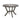 Alamo - Round Dining Table - Dark Gray