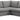 Mackenzie - Modular Sectional 5 Piece - Gray - Fabric - Modern & Contemporary