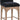 Waldorf - Chenille Stool With Natural Legs