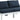 Nizuc - Outdoor Patio Modular Sofa 2 Seats - Navy - Fabric