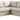 Jacob - Modular Sectional 5 Piece - Cream - Fabric