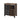 Treju - Wine Cabinet - Obscure Glass, Rustic Oak & Black Finish