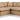 Indulge - Faux Leather 5 Piece Modular Corner Armless Sectional - Tan