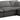 Plush - Velvet Standart Comfort Modular Sectional - Grey - Modern & Contemporary