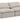 Indulge - Linen 2 Seat Modular Armless Sofa