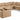 Indulge - Faux Leather 8 Piece Modular Sectional - Tan