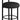 Bordeaux - Stool With Black Legs (Set of 2)