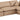 Comfy - 4 Piece Faux Leather Modular Sectional With Chaise - Tan