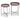 Capri - Nesting Tables - Dark Brown