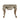 Ranita - End Table - Marble & Champagne