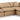 Indulge - Faux Leather 4 Piece Modular Sectional With Chaise - Tan
