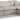 Comfy - 4 Piece Linen Fabric Modular Armless Sectional