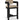 Sacha - Velvet Stool With Black Base