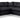 Indulge - Faux Leather 5 Piece Modular Corner Sectional