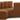 Arc - Velvet 4 Piece Curved Modular Sofa - Saddle
