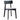 Real - Side Chair (Set of 2) - Gray Linen & Black Finish