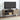 Baina II - TV Stand - Rustic Oak & Black Finish