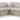 Indulge - Linen 5 Piece Modular Corner Armless Sectional