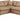 Comfy - 5 Piece Faux Leather Modular Corner Sectional - Tan