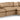 Indulge - Faux Leather 4 Piece Modular Corner Sectional - Tan