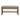 Grayson - Counter Storage Bench With Nailhead - Dark Brown