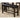 Urbana - Counter Height Bench - Black PU & Espresso