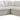 Plush - Velvet Standart Comfort 5 Piece Modular Sectional - Cream - Fabric