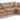 Comfy - 4 Piece Faux Leather Modular Sectional - Tan