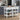 Rorratt - Kitchen Island - Marble & White Finish