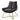 Dhalsim Accent Chair - Antique Ebony Top Grain Leather