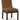 Evelyn - Dining Chair With Brown Legs - Saddle