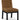 Evelyn - Dining Chair With Black Legs - Saddle
