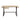 Danton - Desk - Gold Aluminum