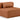 Cube - Armless Chair - Cognac