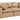 Indulge - Faux Leather 2 Seat Modular Sofa - Tan