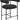 Blake - Counter Stool With Black Base (Set of 2)