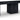 Belinda - Wood Mid-Century Modern Modular Dining Table - Black