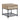 Brantley - End Table - Oak & Sandy Black Finish - 22"